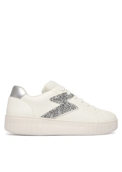 Sneakersy Geox J Mikiroshi Girl J45DVA 054EW C0007 D Biały ze sklepu eobuwie.pl w kategorii Buty sportowe dziecięce - zdjęcie 188893900