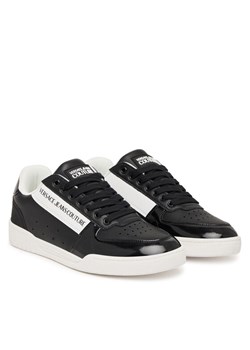 Sneakersy Versace Jeans Couture 80YA3SD4 Czarny ze sklepu eobuwie.pl w kategorii Buty sportowe męskie - zdjęcie 188893913