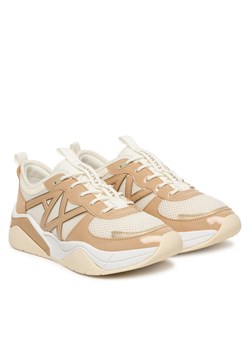 Sneakersy Armani Exchange XW002230 AF21432 MZ432 Beżowy ze sklepu eobuwie.pl w kategorii Buty sportowe damskie - zdjęcie 188893930