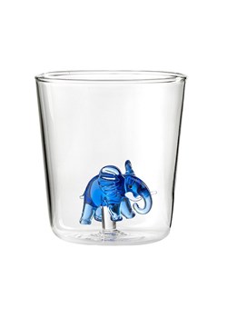 Onlylux Szklanka "Savana Family" w kolorze niebieskim - wys. 9,3 cm ze sklepu Limango Polska w kategorii Naczynia - zdjęcie 188894183