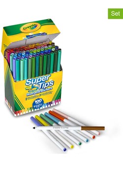 Crayola Flamastry (100 szt.) - 3+ ze sklepu Limango Polska w kategorii Zabawki - zdjęcie 188894444