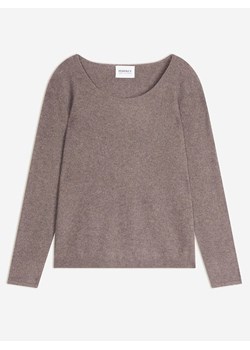 Perfect Cashmere Kaszmirowy sweter "Lindsay" w kolorze szarobrązowym ze sklepu Limango Polska w kategorii Swetry damskie - zdjęcie 188894493