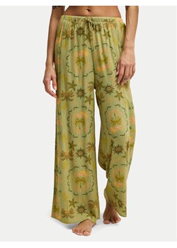 Billabong Spodnie materiałowe Beach Spirit EBJNP00141 Zielony Wide Leg ze sklepu MODIVO w kategorii Spodnie damskie - zdjęcie 188894513
