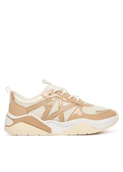 Sneakersy Armani Exchange XW002230 AF21432 MZ432 Beżowy ze sklepu eobuwie.pl w kategorii Buty sportowe damskie - zdjęcie 188895011