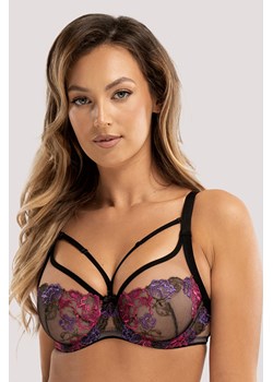 Unikat Estela biustonosz miękki z odpinanymi paseczkami czarny/wzór ze sklepu kontri.pl w kategorii Biustonosze - zdjęcie 188895641