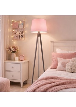 Lampa podłogowa drewniana dla dzieci CURACAO lampa stojąca trójnóg ze sklepu Lysne w kategorii Lampy dziecięce - zdjęcie 188895954