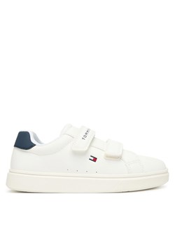 Sneakersy Tommy Hilfiger Low Cut Velcro T1X9-34338-1355 S Biały ze sklepu eobuwie.pl w kategorii Buty sportowe dziecięce - zdjęcie 188896374