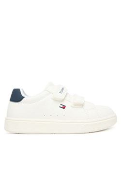 Sneakersy Tommy Hilfiger Low Cut Velcro T1X9-34338-1355 M Biały ze sklepu eobuwie.pl w kategorii Buty sportowe dziecięce - zdjęcie 188896381
