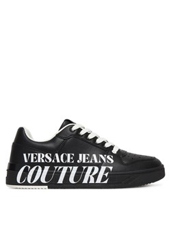 Sneakersy Versace Jeans Couture 80YA3SJ5 Czarny ze sklepu eobuwie.pl w kategorii Buty sportowe męskie - zdjęcie 188896392