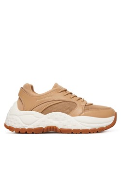 Sneakersy Armani Exchange XW002227 AF21430 U6149 Beżowy ze sklepu eobuwie.pl w kategorii Buty sportowe damskie - zdjęcie 188896502