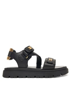 Sandały Elisabetta Franchi F4A2-E0586-1733 Czarny ze sklepu eobuwie.pl w kategorii Sandały dziecięce - zdjęcie 188896521