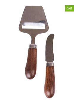 Sagaform 2-częściowy zestaw w kolorze brązowym - wys. 16 cm ze sklepu Limango Polska w kategorii Akcesoria kuchenne - zdjęcie 188897400