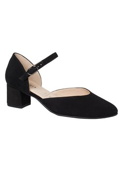 HASSIA Skórzane czółenka "Capri" w kolorze czarnym z paskiem ze sklepu Limango Polska w kategorii Czółenka - zdjęcie 188898064