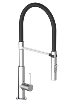 Schütte Bateria zlewozmywakowa "Stilo" w kolorze srebrno-czarno-czerwonym ze sklepu Limango Polska w kategorii Dom - zdjęcie 188898260