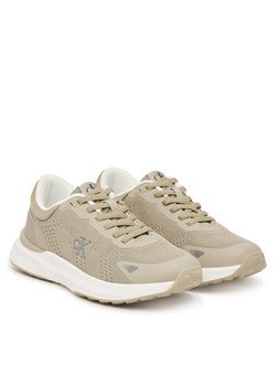 Calvin Klein Sneakersy Low Cut Lace-Up V3X9-83311-1903 Beżowy ze sklepu MODIVO w kategorii Buty sportowe dziecięce - zdjęcie 188900050