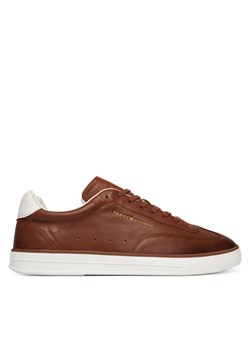 Tommy Hilfiger Sneakersy Th Lo Lux 1A2 Cognac FM0FM05870 Brązowy ze sklepu MODIVO w kategorii Buty sportowe męskie - zdjęcie 188900201