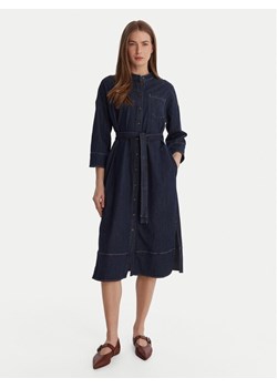 Marella Sukienka jeansowa Sarta 2615221051 Granatowy Regular Fit ze sklepu MODIVO w kategorii Sukienki - zdjęcie 188900220