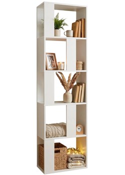 Biały nowoczesny regał stojący N1-R63 ze sklepu Edinos.pl w kategorii Regały i witryny - zdjęcie 188901511