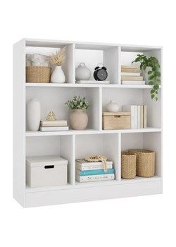 Biały otwarty regał z 8 pólkami A6-S43 ze sklepu Edinos.pl w kategorii Regały i witryny - zdjęcie 188901523