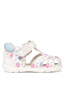 Sandały Geox B Sandal Zapito Girl B556FB 05404 C0270 Biały ze sklepu eobuwie.pl w kategorii Sandały dziecięce - zdjęcie 188902543