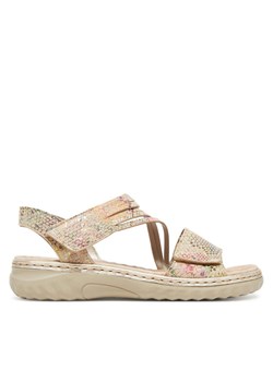 Sandały Rieker CEO-60464-90 Beżowy ze sklepu eobuwie.pl w kategorii Sandały damskie - zdjęcie 188902634