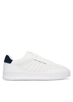 Tommy Hilfiger Sneakersy Th Court Knit FM0FM05823 Biały ze sklepu MODIVO w kategorii Buty sportowe męskie - zdjęcie 188903664