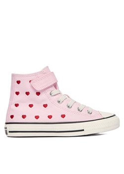 Converse Trampki Chuck Taylor All Star Hearts & Roses Easy-On A19066C Różowy ze sklepu MODIVO w kategorii Trampki dziecięce - zdjęcie 188903704
