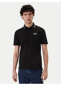 EA7 Emporio Armani Polo 7M001604 AF13511 UC001 Czarny Regular Fit ze sklepu MODIVO w kategorii T-shirty męskie - zdjęcie 188903762