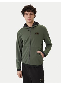 EA7 Emporio Armani Bluza 7M001335 AF16658 U7260 Zielony Regular Fit ze sklepu MODIVO w kategorii Bluzy męskie - zdjęcie 188903800