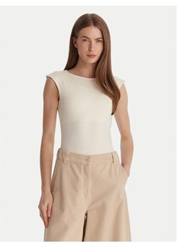 Marella Body Vigile 2615941021 Écru Slim Fit ze sklepu MODIVO w kategorii Bluzki damskie - zdjęcie 188903811