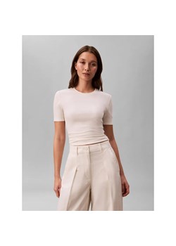 Calvin Klein T-shirt | Slim Fit ze sklepu Gomez Fashion Store w kategorii Bluzki damskie - zdjęcie 188905233