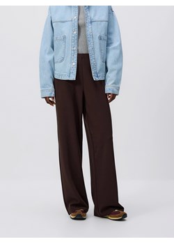 Reserved - Spodnie z szerokimi nogawkami - brązowy ze sklepu Reserved w kategorii Spodnie damskie - zdjęcie 188906910