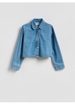 Reserved - Kurtka jeansowa - niebieski ze sklepu Reserved w kategorii Kurtki damskie - zdjęcie 188907531