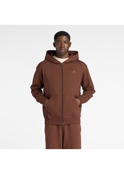 Bluza męska New Balance MJ53506ABJ – brązowa ze sklepu New Balance Poland w kategorii Bluzy męskie - zdjęcie 188907670