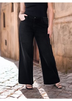 Sinsay - Jeansy wide leg z wysokim stanem Plus Size - czarny ze sklepu Sinsay w kategorii Jeansy damskie - zdjęcie 188908761