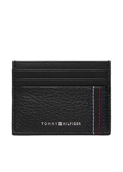 Etui na karty kredytowe Tommy Hilfiger Th Central Cc Holder AM0AM14228 Czarny ze sklepu eobuwie.pl w kategorii Etui - zdjęcie 188908902