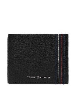 Portfel Tommy Hilfiger Th Central Mini Cc Wallet AM0AM14232 Czarny ze sklepu eobuwie.pl w kategorii Portfele męskie - zdjęcie 188908903
