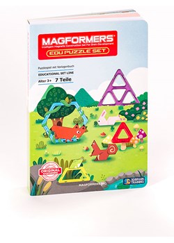 MAGFORMERS 7-częściowy zestaw magnetyczny "Edu Puzzle" - 3+ ze sklepu Limango Polska w kategorii Zabawki - zdjęcie 188909782