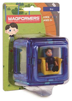 MAGFORMERS 6-częściowy zestaw akcesoriów "Boy" - 3+ ze sklepu Limango Polska w kategorii Zabawki - zdjęcie 188909803