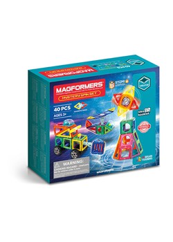 MAGFORMERS 40-częściowy zestaw magnetyczny "Mystery Spin" - 3+ ze sklepu Limango Polska w kategorii Zabawki - zdjęcie 188909864
