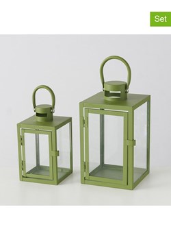 Boltze Lampiony (2 szt.) "Arana" w kolorze zielonym ze sklepu Limango Polska w kategorii Świeczniki - zdjęcie 188910042