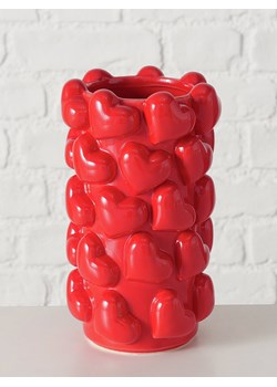 Boltze Wazon "Hearts" w kolorze czerwonym - wys. 20 x Ø 12 cm ze sklepu Limango Polska w kategorii Wazony - zdjęcie 188910143
