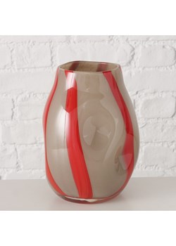 Boltze Wazon "Larana" w kolorze czerwono-beżowym - wys. 23 cm ze sklepu Limango Polska w kategorii Wazony - zdjęcie 188910154