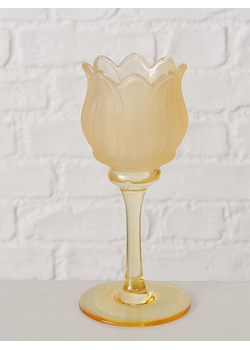 Boltze Świecznik "Tully" w kolorze żółtym - wys. 17 cm ze sklepu Limango Polska w kategorii Świeczniki - zdjęcie 188910183