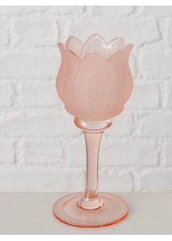 Boltze Świecznik "Tully" w kolorze jasnoróżowym - wys. 17 cm ze sklepu Limango Polska w kategorii Świeczniki - zdjęcie 188910192