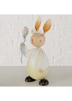 Boltze Figurka dekoracyjna w kolorze jasnoróżowo-żółto-białym - wys. 15 cm ze sklepu Limango Polska w kategorii Dekoracje - zdjęcie 188910264