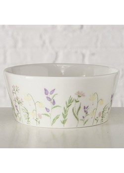 Boltze Miska "Blossom" w kolorze biało-zielono-fioletowym na musli - 500 ml ze sklepu Limango Polska w kategorii Naczynia - zdjęcie 188910270
