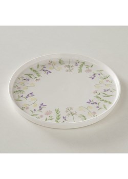 Boltze Talerzyk deserowy "Blossom" w kolorze biało-zielono-fioletowym - Ø 20,5 cm ze sklepu Limango Polska w kategorii Naczynia - zdjęcie 188910274