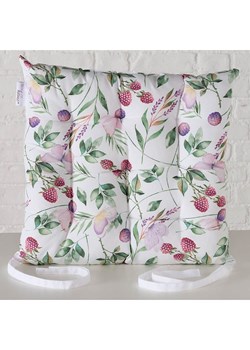 Boltze Poduszka "Fantasy" w kolorze biało-różowo-zielonym do siedzenia - 36 x 36 cm ze sklepu Limango Polska w kategorii Poduszki dekoracyjne - zdjęcie 188910482