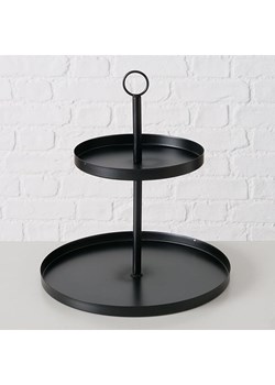 Boltze Etażerka "Samina" w kolorze czarnym - wys. 33 cm ze sklepu Limango Polska w kategorii Misy i tace dekoracyjne - zdjęcie 188910571
